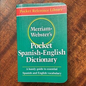 Merriam-Webster pocket Spanish – English dictionary